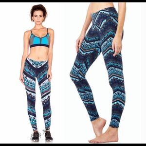 Alo Yoga Seaport Blue Icelandic Mid-Rise Leggings